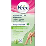 Veet Bandes de Cire Froide Easy-Gelwax™ Peaux Sèches
